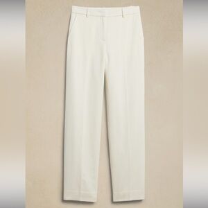 Banana Republic Seahaven Straight Italian Cotton Linen Pant NWT Size 0